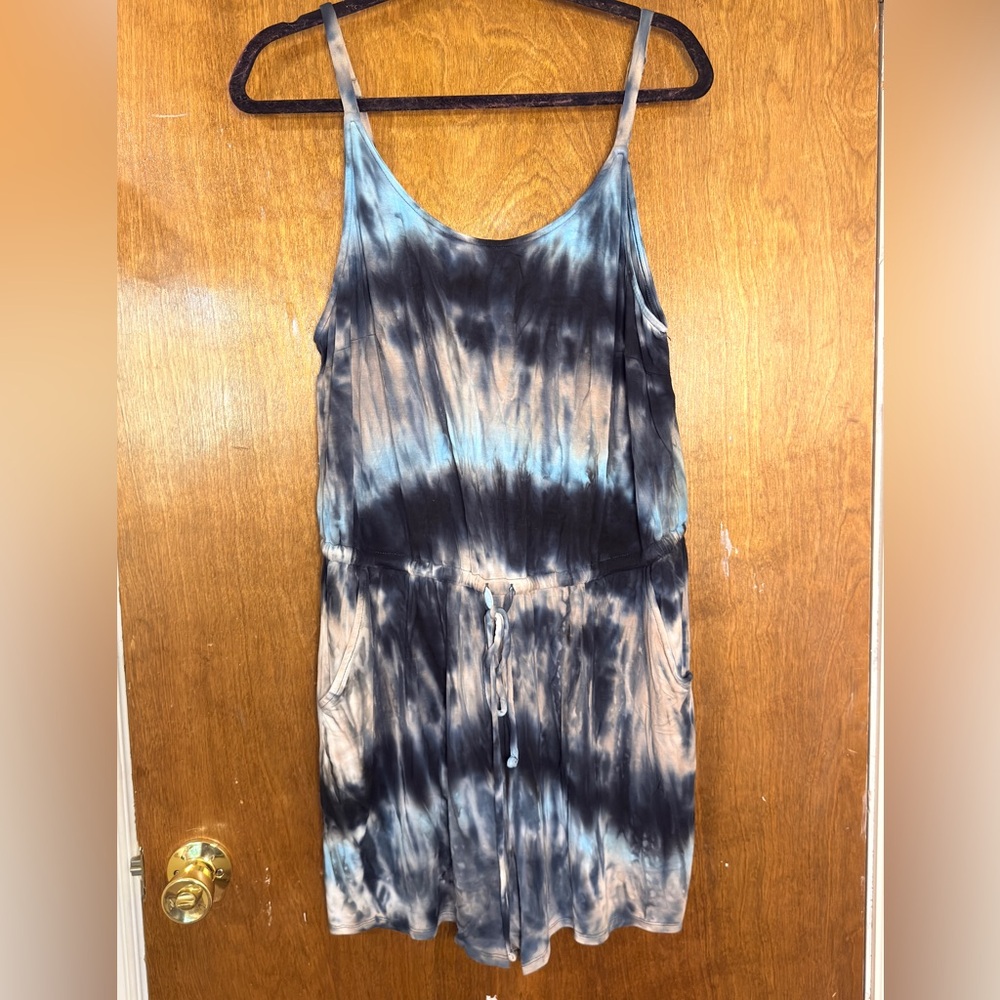 Torrid Size 1 (14/16) Super Soft Knit Tie-Dye Romper - Picture 3 of 4